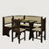 Everby 4 - Piece Double Pedestal Dining Set