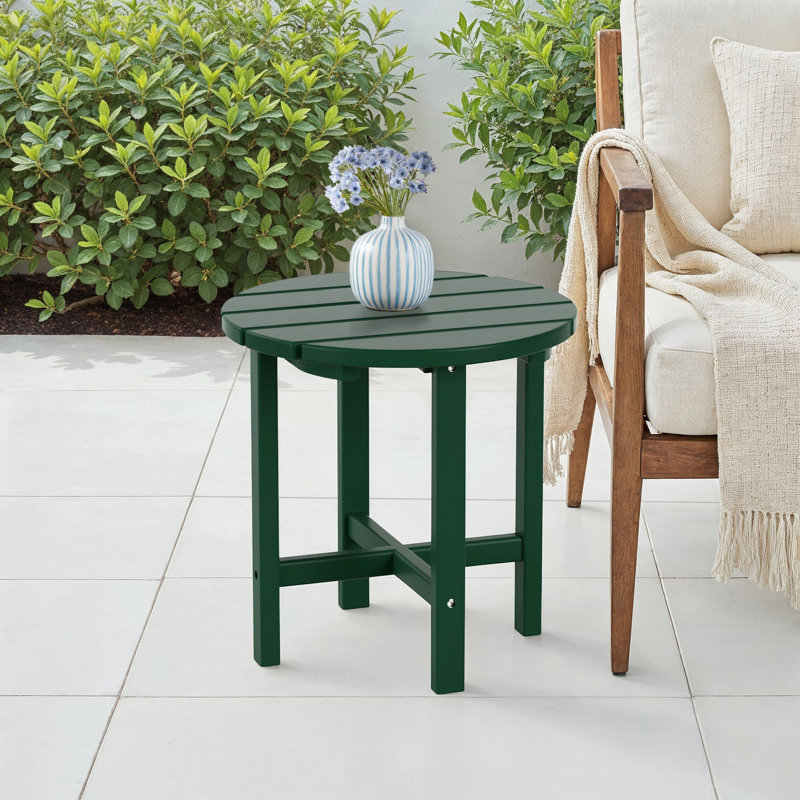 Table d'appoint d'extérieur Geoff Adirondack, Vert foncé