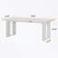 wood Dining Table with sturdy sled legs-173351661