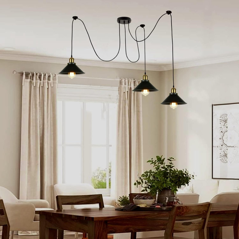 - Light Black Cone Pendant, 3