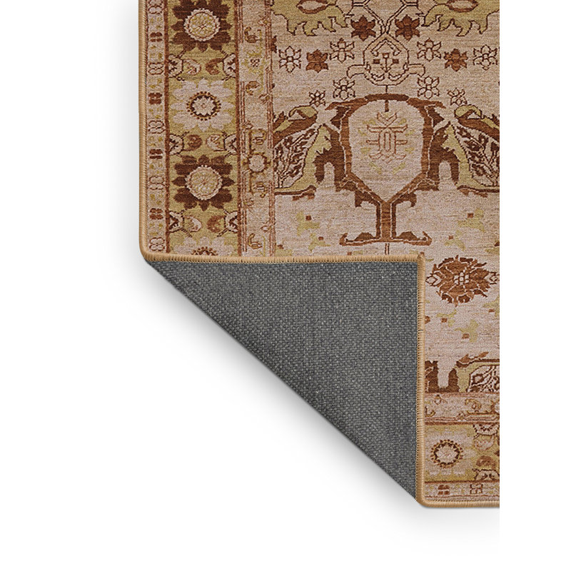 Tapis brun à motif oriental, Rectangle 5 pi x 8 pi