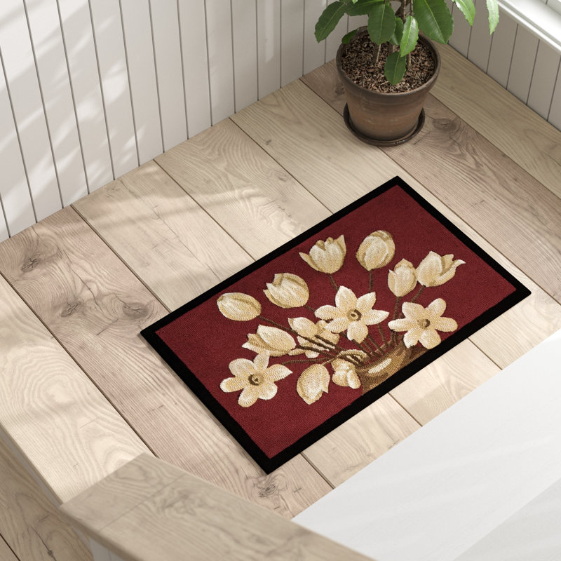 Kenai River Floral Indoor Doormat