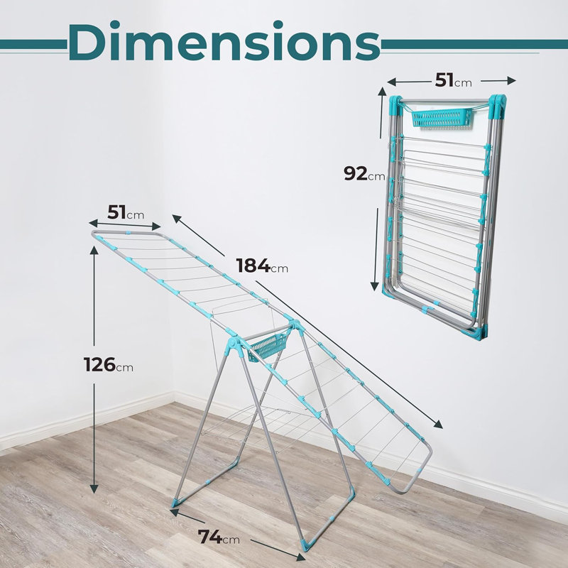 Stainless Steel Freestanding Drying Rack