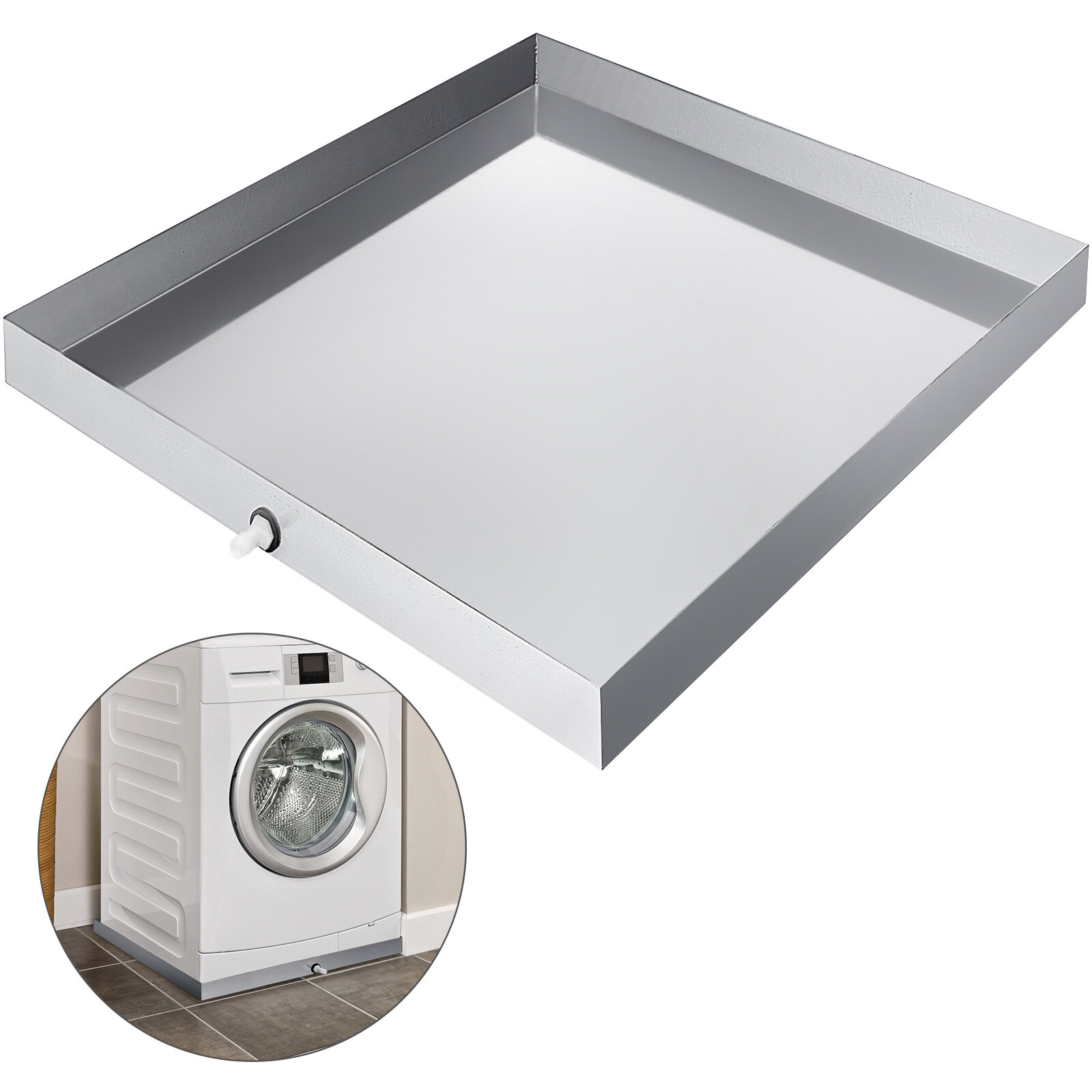 Oatey Plastic Washing Machine Drain Pan (White) in the Washer