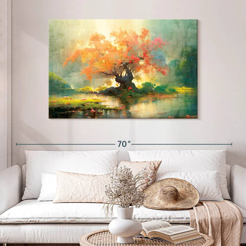Harnek Enchanted Spring Tree, 32" H x 48" W