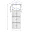 Grande armoire de rangement avec portes et 4 tablettes pour le salon, la cuisine, le bureau, la chambre à coucher, la salle de bain, moderne-103547667