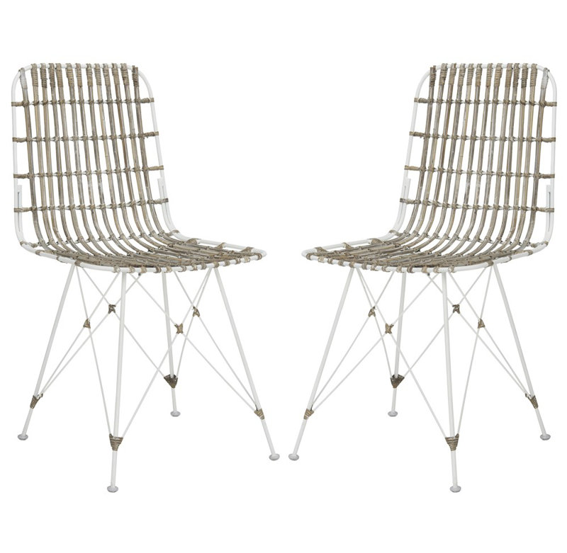 Lisdale 19.69'' H Side Chair, White Wash/White
