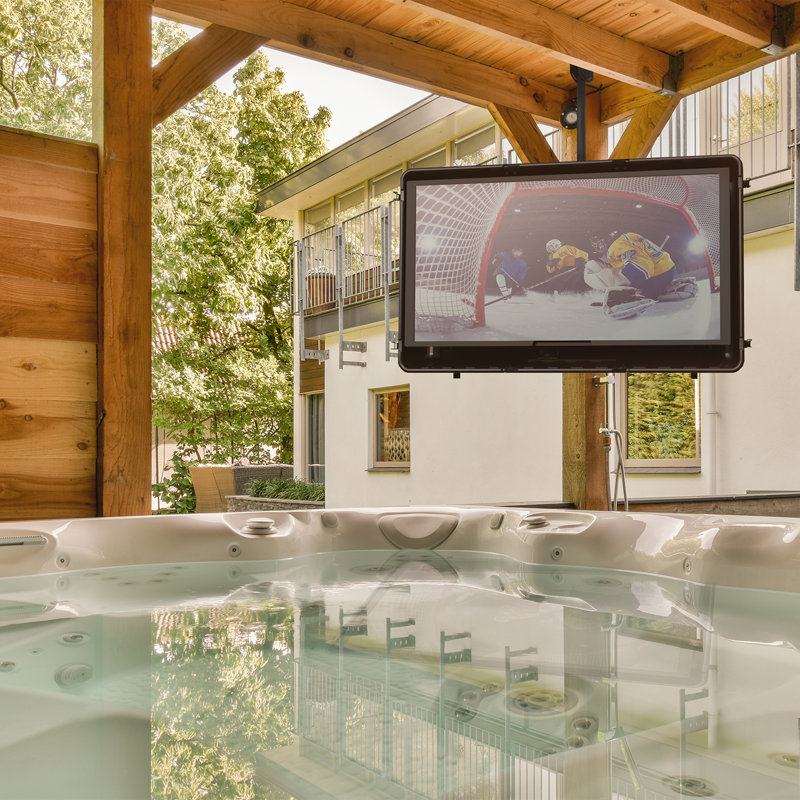 Storm Shell Black 56-65" Outdoor Weatherproof TV Enclosure