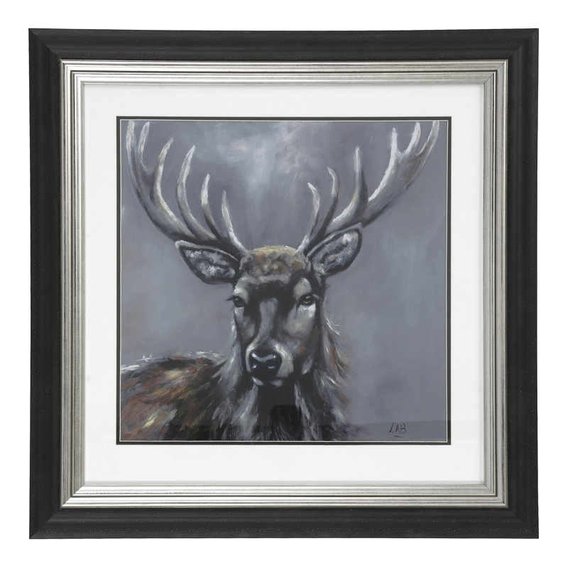 Stag 1 Piece Single Picture Frame Wall Art