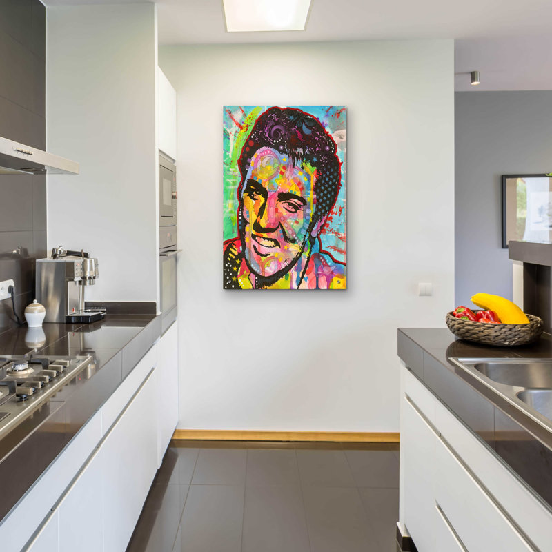 Elvis - impression sans cadre, H 36 po x l 24 po x P 0,2 po