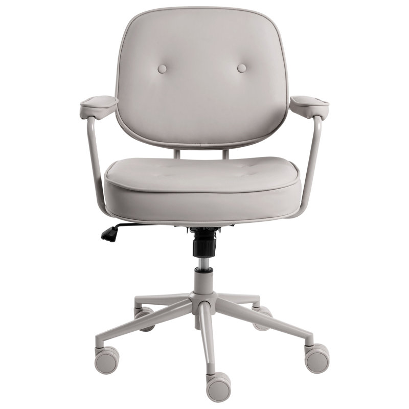 George Oliver Burrowes Office Chair, Grey, Grey