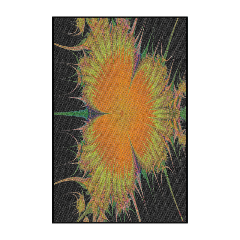 Tapis orange, Rectangle 5 pi x 7 pi