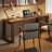 Brown Rectangular Solid Wood Desks-108162368
