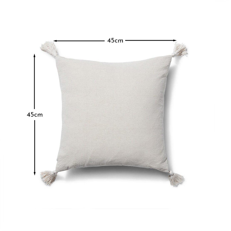 Sohara Square Euro Pillow Cover, Natural