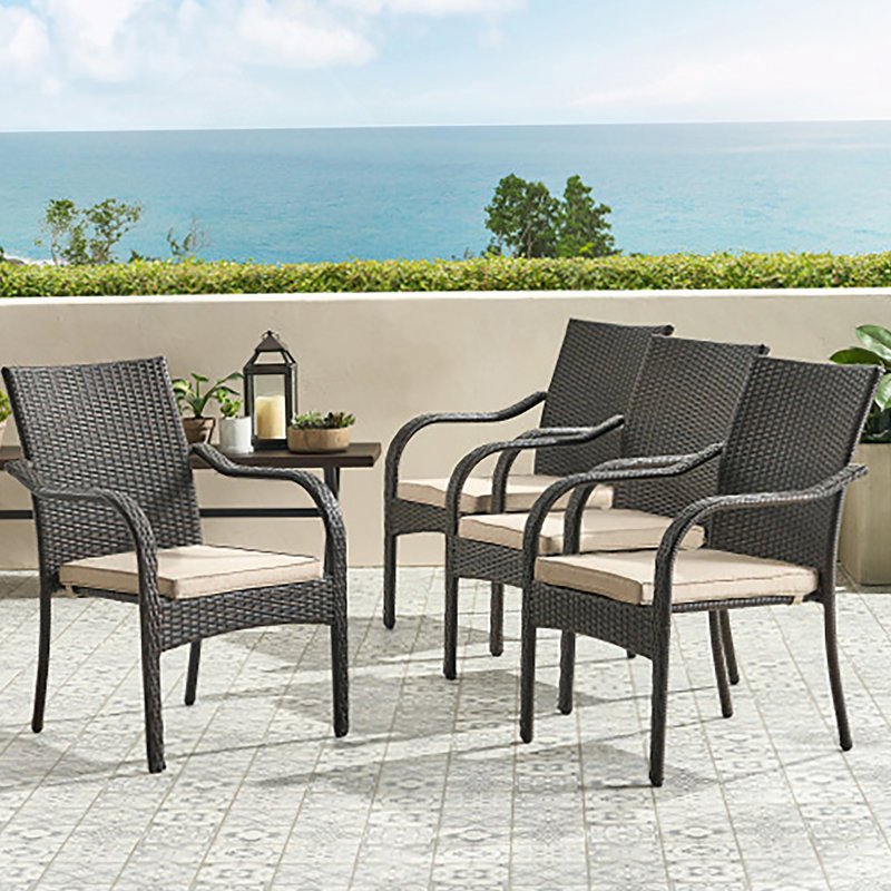Chaises d'extérieur en osier, 56225,00CHRBRN KD
