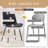 7-Piece Glass Top Dining Table Sets-2113774516