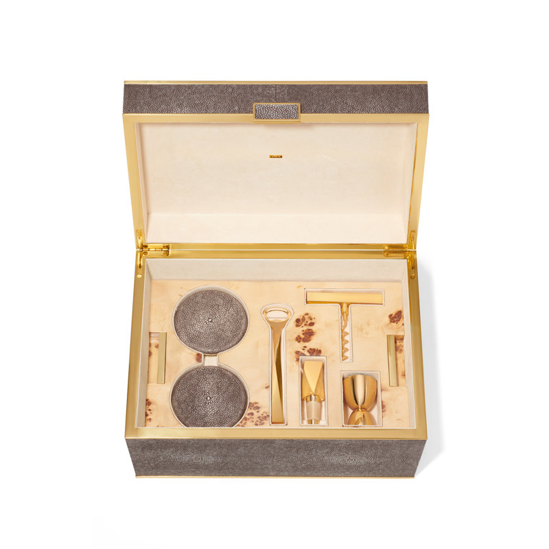 Classic Bar Tool Set, Chocolate