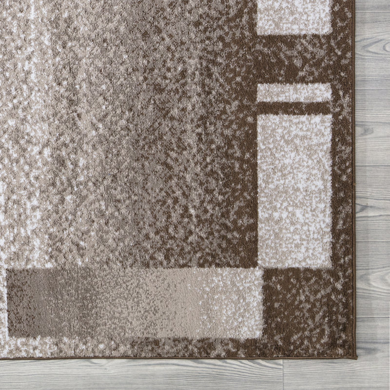 Tapis beige à motif abstrait Gianna, Rectangle 3 pi 11 po x 5 pi 7 po