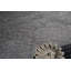 Ensemble de tapis de couleur unie touffetés à la machine en polyester gris clair-2100157560