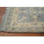 Tapis oriental géométrique fait à la main Oushak 6 x 8
