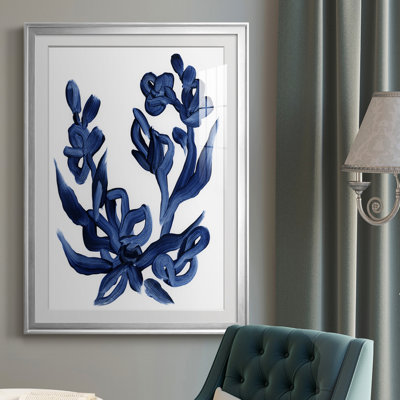 " Indigo Brush Blooms I "