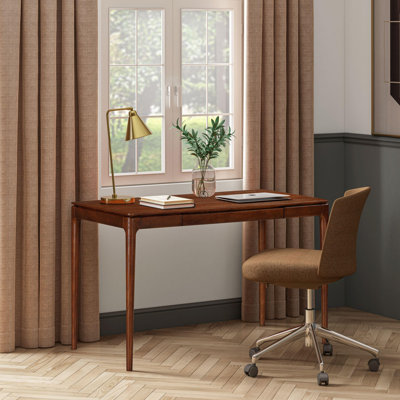 NTC Mingle Modern Wooden Rectangle Desk Table with Hidden Drawer – Waterproof & Heat Resistant by NTC