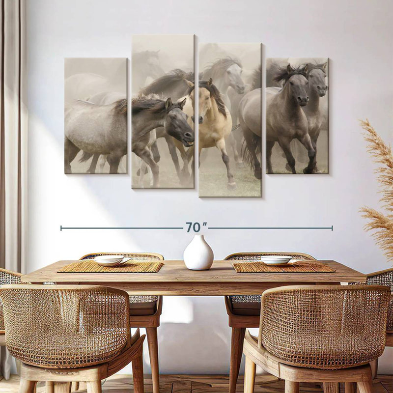 Brampt Wild Horse Stampede, 42'' H x 68'' W