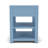 Kishia Blue Rectangular End Table-1891271589