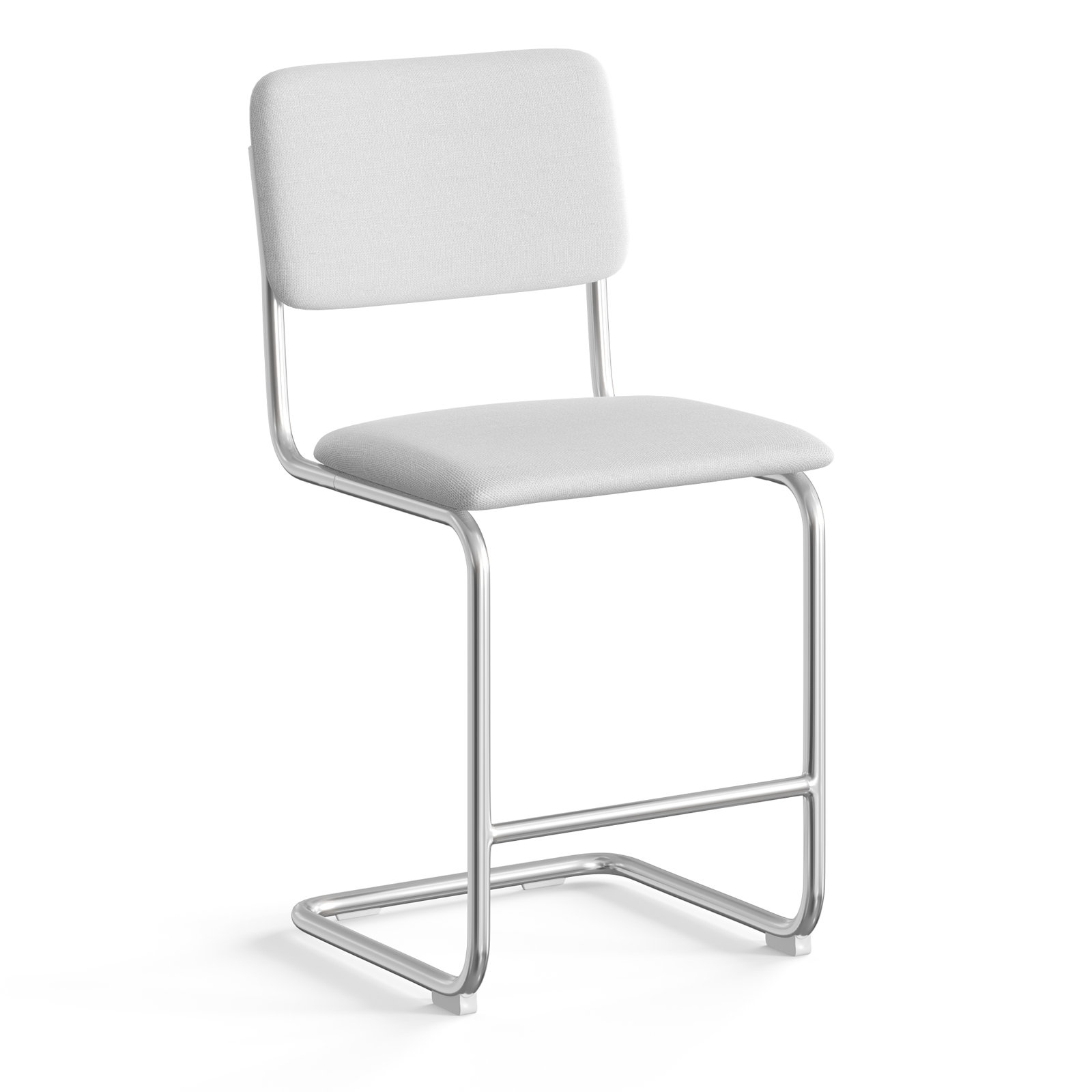 Walsh 30" Bar Stool, White, Counter Stool (24” Seat Height)
