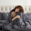 Ensemble d'édredon plissé avec draps Bed-in-a-Bag-103134054-103134063