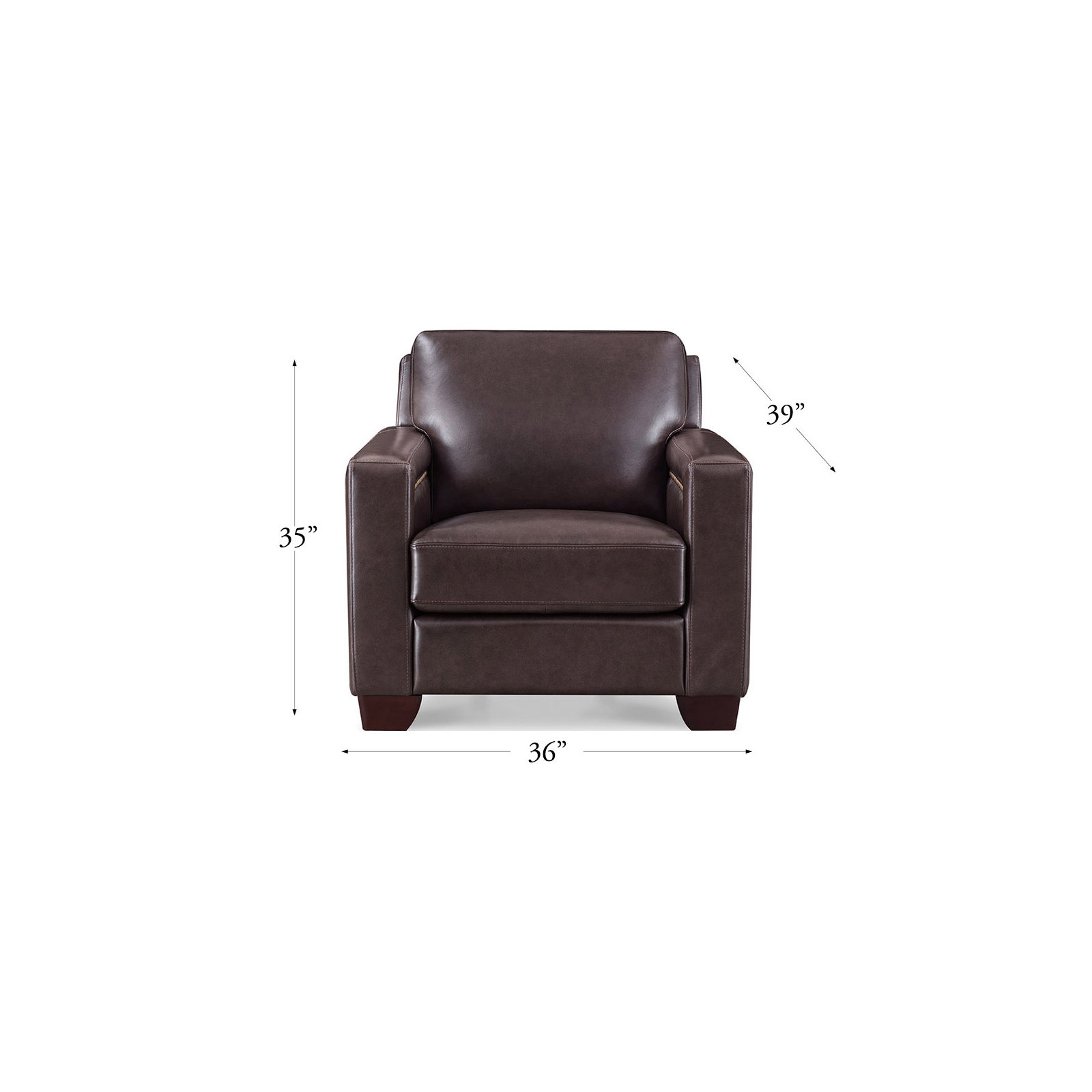 Tryston Top Grain Leather Chair
