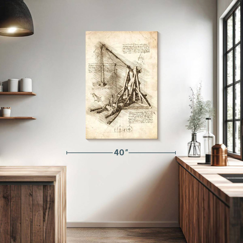 Laelle Trebuchet, 39" H x 26" W