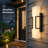 LED Outdoor Dimmable  Wall Sconce with Dusk-to-Dawn-1294854657