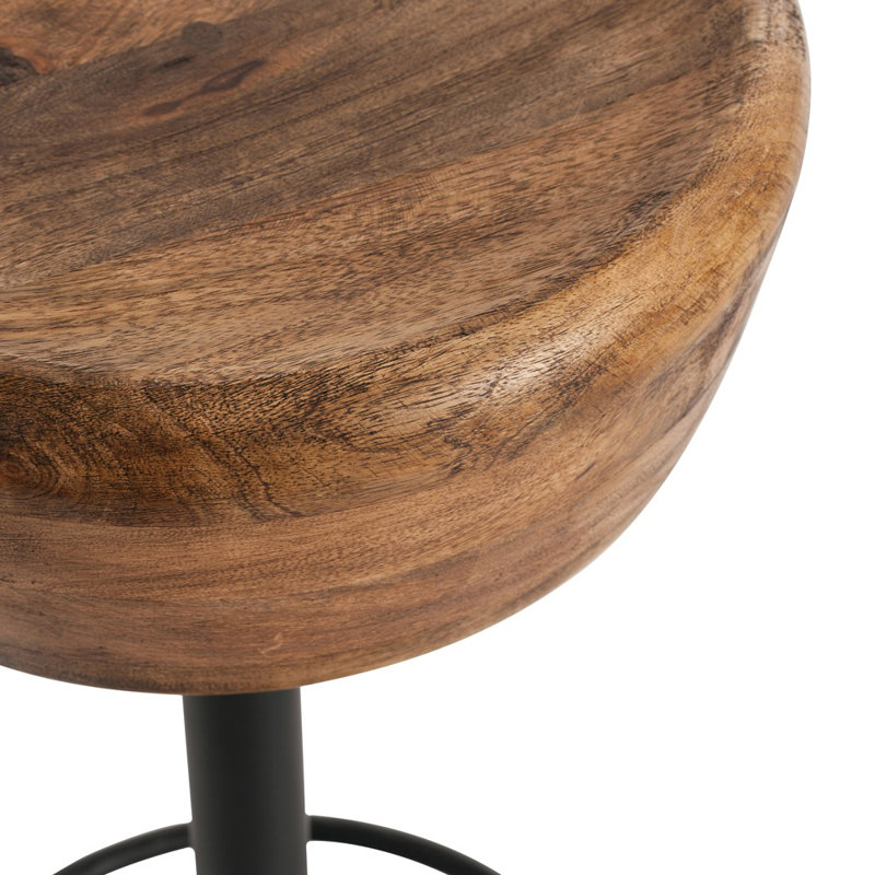 Caymus Stool with Metal Frame, Counter Stool (24" Seat Height)