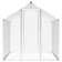 Olin 194cm Aluminum Pointed Top Flight Cage