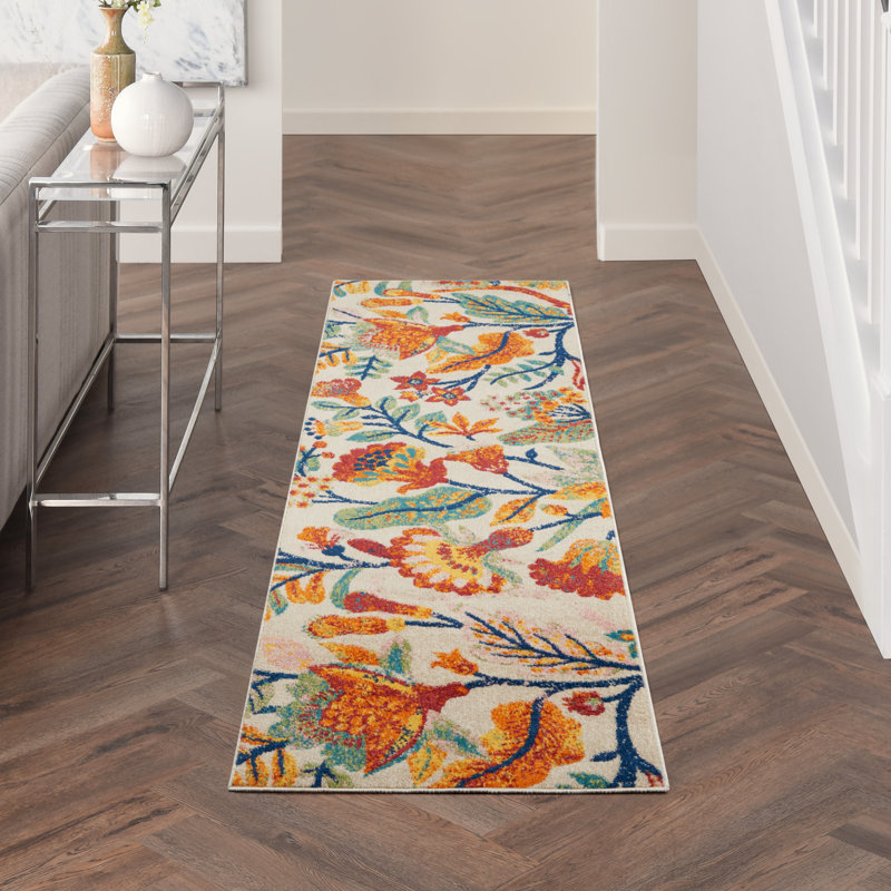Actis Floral Indoor Rug, Runner 2'3" x 7'6"