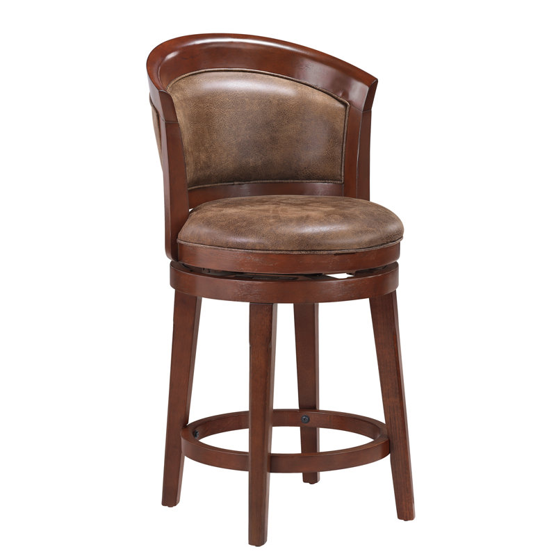 24" Swivel Stool - Antique Cherry