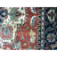 Tapis oriental rectangulaire en laine noué à la main rouge / bleu / beige / noir-83967054