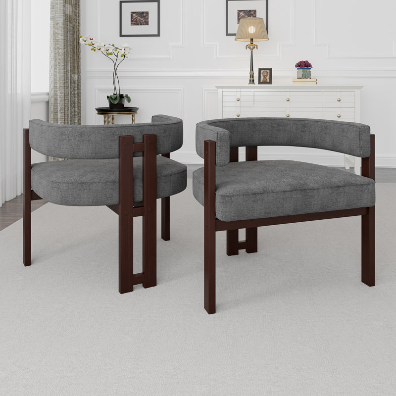 Fauteuil en chenille, Gris