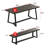 70.8”W Dining Table With 70.9"W Bench