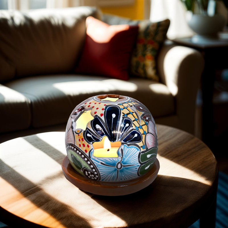 Luminaire de table rond (bougie)