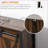 Sideboard Buffet Cabinet | Industrial Farmhouse Rustic Brown | Sliding Barn Doors, Adjustable Shelves | MDF+Steel
