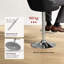 Swivel Upholstered Bar Stool with Iron Frame-165813845-165813847