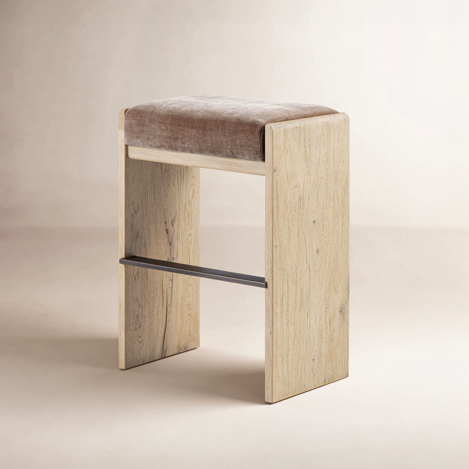 Amidala Bar and Counter Stool, Bar Stool (31" Seat Height), Altair Mushroom