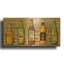 «Beer Bottle On Brick 5» par Jean Plout, art mural en métal doré, 48 po x 24 po-693685280
