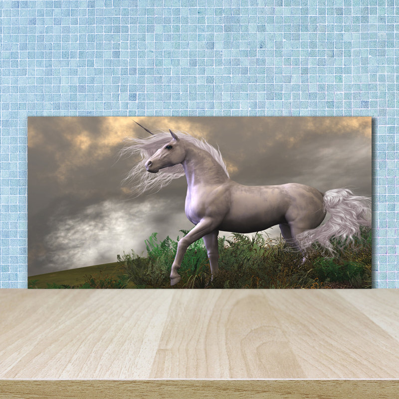 50cm W x 100cm L Glass Peel and Stick Panel