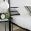 Volare Metal Industrial Four-Poster Bed Frame-656322160