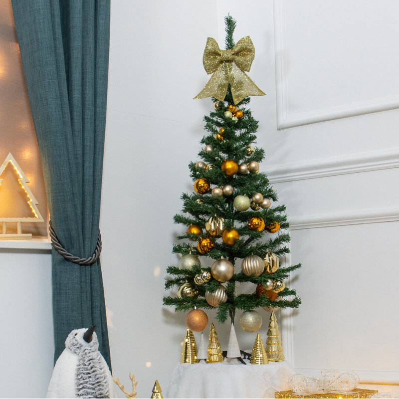 Artificial Christmas Tree, 5.97ft H x 3.15ft W x 3.15ft D