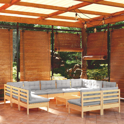Ensemble de conversation modulaire 12 pièces