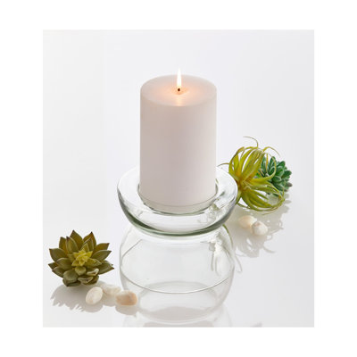 4.75'' H Glass Tabletop Pillar